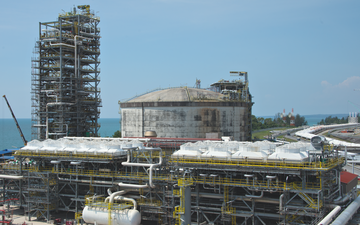 Boil-off gas re-liquefaction plant, Bintulu, Malaysia