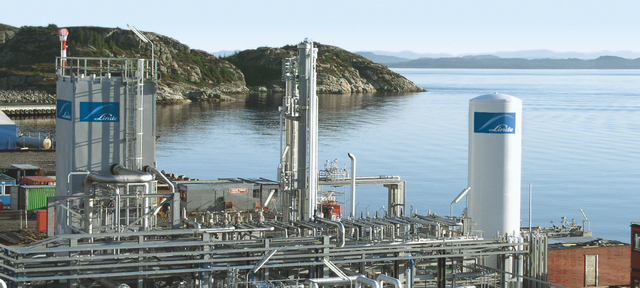 LNG plant in Bergen, Norway
