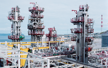 LNG plant at Hammerfest, Norway