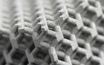 Close up of additive manufacturing