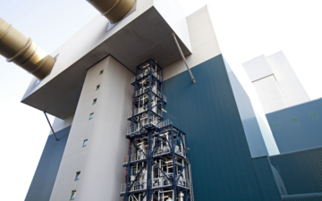 CO2 flue gas wash unit (pilot plant); Operator: RWE Power AG; Location: Niederaussem, Germany