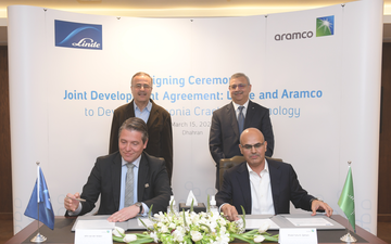 Saudi Aramco and Linde Engineering to Develop Ammonia Cracking Technology