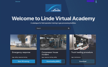 Linde Virtual Academy platform